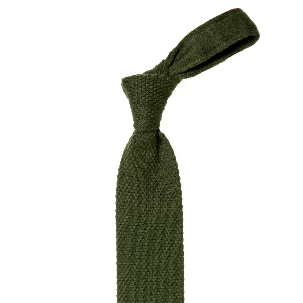 Petronius X Mj: Knitted Tie "Crochet" Made Of Pure Cashmere