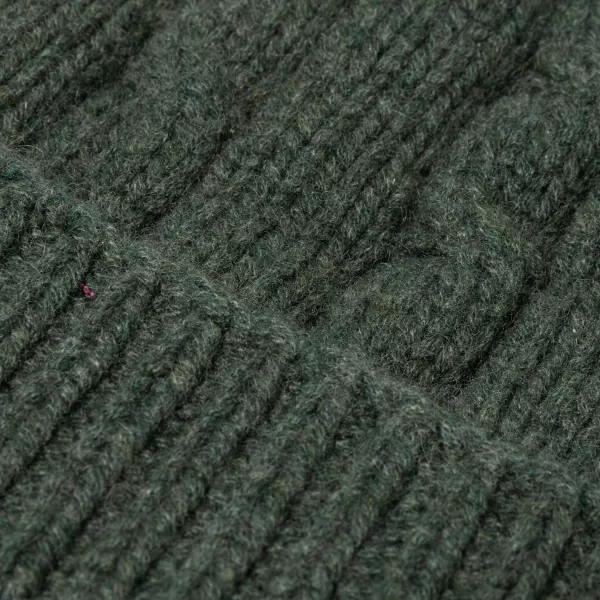 Manifatture Rosi Rosi Collection X Mj: Knitted Hat "Cable Beanie" In Pure Cashmere