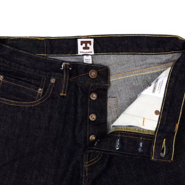 Tellason X Mj: 5 Pocket Pant "Sheffield" Made Of Original Kaihara Japa